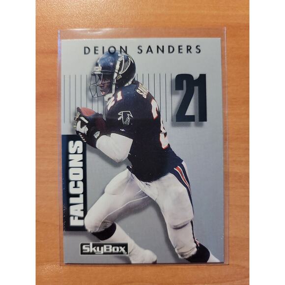 Deion Sanders 1992 Skybox Primetime #1 - Atlanta Falcons - NFL - Freshly Opened - Picture 1 of 2